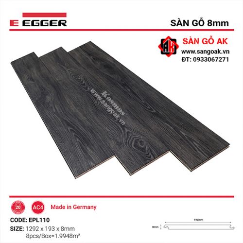 Sàn Gỗ Công Nghiệp Đức Egger 8mm EPL110