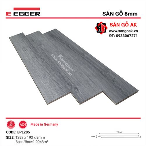 Sàn Gỗ Công Nghiệp Đức Egger 8mm EPL205
