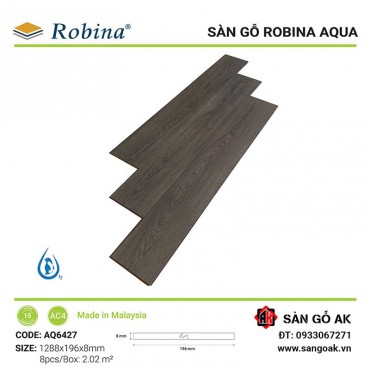Sàn Gỗ Công Nghiệp Malaysia Robina Aqua 8mm AQ6427