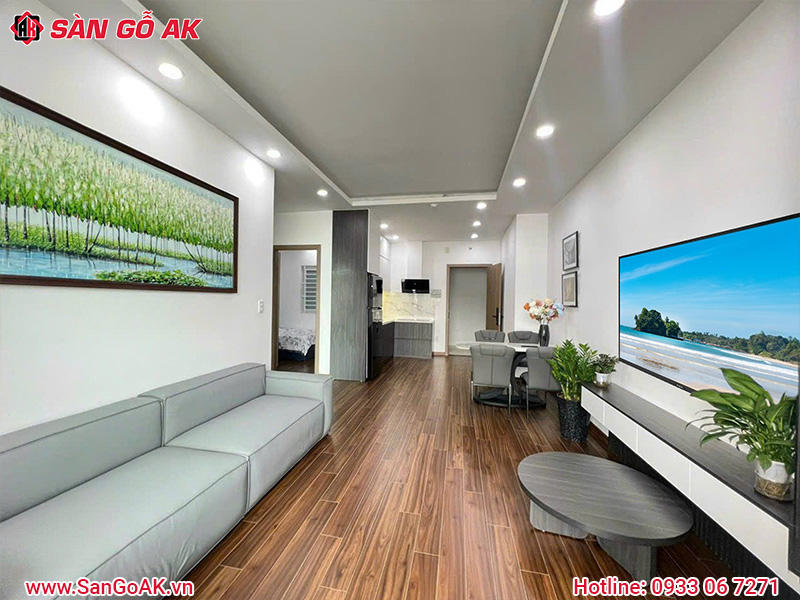 Chọn Màu Sàn Gỗ Công Nghiệp Cho Phòng Khách