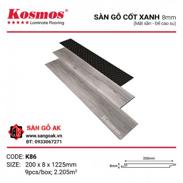 Sàn gỗ cốt xanh Kosmos 8mm K86