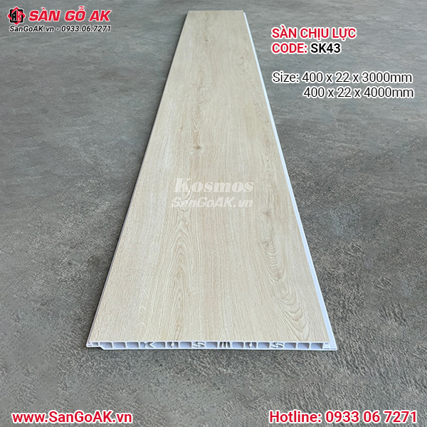 Sàn gác lửng SK43 có khả năng chịu được tải trọng lớn 900 - 1100kg/m2