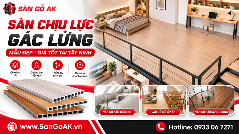 Sàn Nhựa Chịu Lực Gác Lửng Tại Tây Ninh – Mẫu Đẹp, Giá Tốt