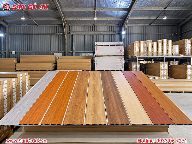 SÀN GỖ AK - kho sàn nhựa chịu lực gác lửng giá tốt tại Cà Mau, Bạc Liêu