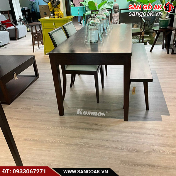 Sàn nhựa hèm khóa N1685 không có chất độc hại, an toàn cho sức khỏe