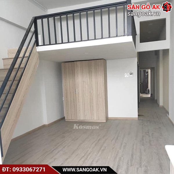 Sàn nhựa N1685 chống ẩm tốt có thể lót sàn nơi có độ ẩm cao