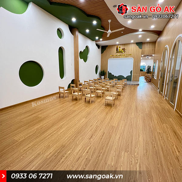 Lót sàn bằng sàn nhựa Kosmos SPC N1688 mang lại vẻ sang trọng, độc đáo