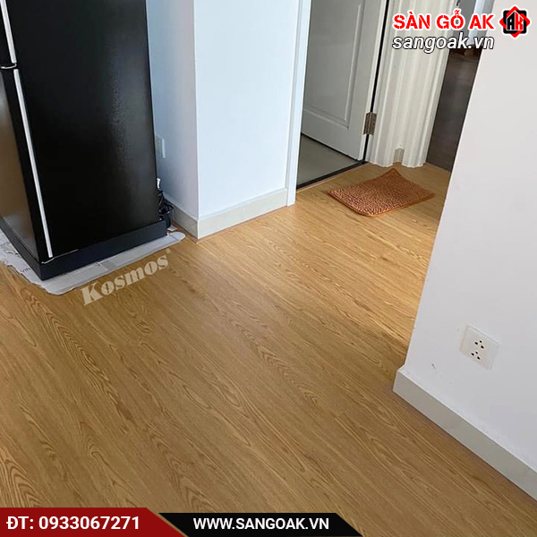 Công trình thực tế sàn nhựa hèm khóa Kosmos SPC5002