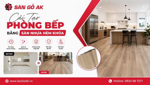 Top 10+ Mẫu Sàn Nhựa Hèm Khoá Lát Phòng Bếp Được Ưa Chuộng Tại TPHCM