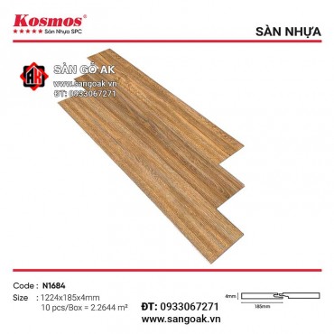 Sàn Nhựa Hèm Khóa Kosmos SPC 4mm N1684
