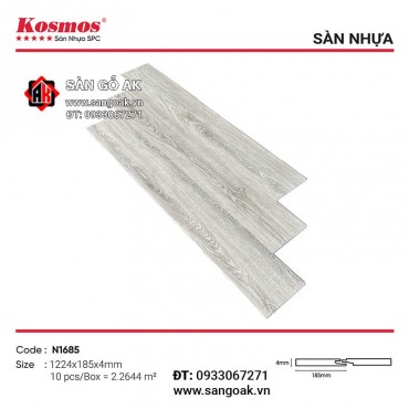 Sàn Nhựa Hèm Khóa Kosmos SPC 4mm N1685