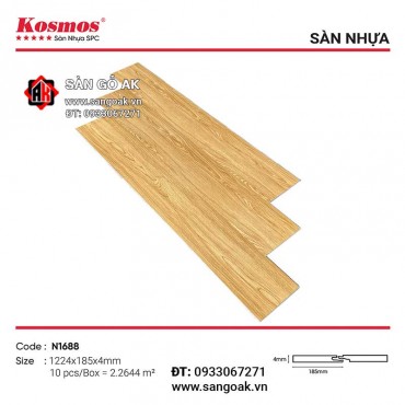 Sàn Nhựa Hèm Khóa Kosmos SPC 4mm N1688