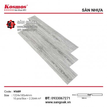 Sàn Nhựa Hèm Khóa Kosmos SPC 4mm N1689