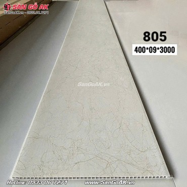 Tấm nhựa Nano ốp tường vân đá kem 805