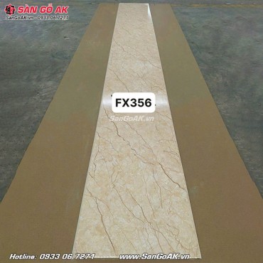 Tấm nhựa Nano ốp tường vân đá vàng kem FX356