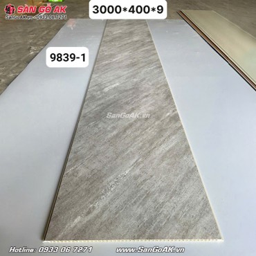 Tấm nhựa Nano ốp tường vân đá xám 9839-1