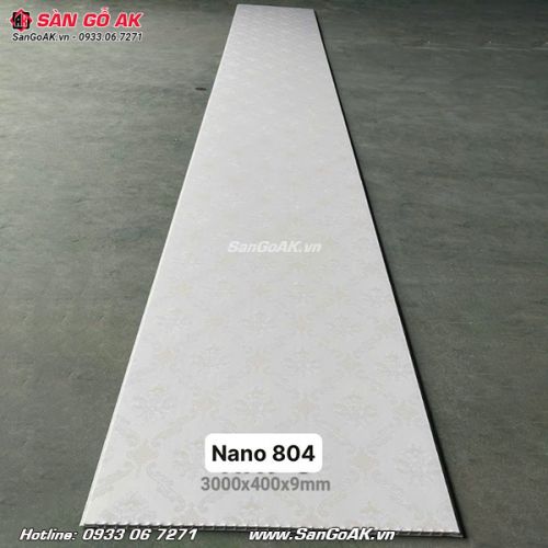 Tấm nhựa Nano ốp tường hoa văn nhạt 804