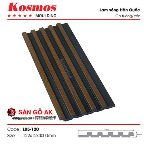 Tấm ốp lam 5 sóng PS Hàn Quốc L05-120