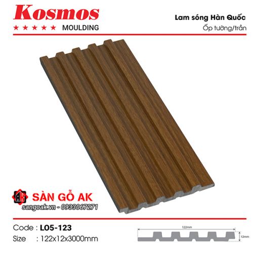 Tấm ốp lam 5 sóng PS Hàn Quốc L05-123