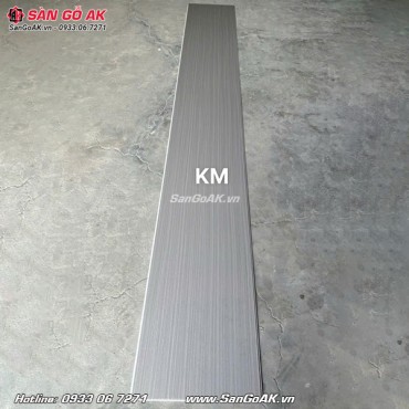 Tấm nhựa Nano ốp tường vân giấy xám ghi KM
