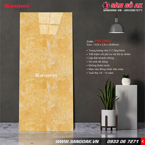 Tấm PVC2003 không chỉ là vật liệu trang trí mà còn là một tác phẩm nghệ thuật