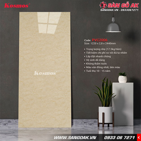 Tấm PVC2006 không chỉ là vật liệu trang trí mà còn là một tác phẩm nghệ thuật 