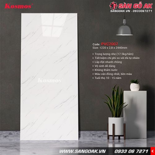 Tấm PVC vân đá Kosmos 2.8mm PVC2007