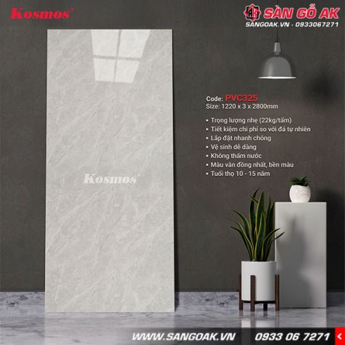 Tấm PVC vân đá Kosmos 3mm PVC325