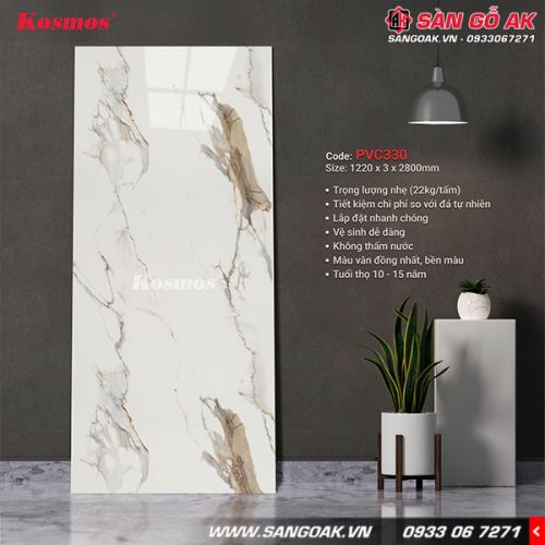 Tấm PVC vân đá Kosmos 3mm PVC330