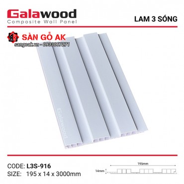 Lam 3 sóng Galawood L3S-916