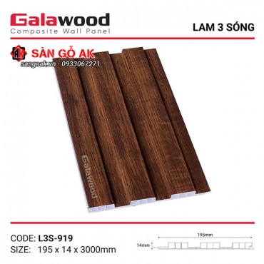Lam 3 sóng Galawood L3S-919