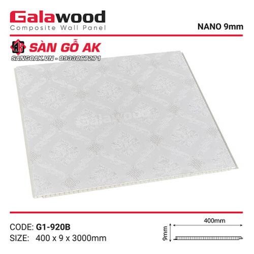 Tấm ốp Nano 9mm SPC Galawood G1-920B