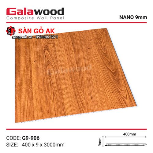 Tấm ốp Nano 9mm SPC Galawood G9-906