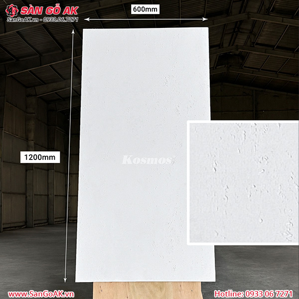 Sàn Gỗ AK nơi cung cấp tấm ốp đá dẻo Travertine trắng DD001-WHITE