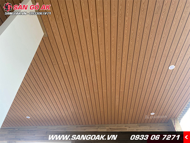  Ốp trần với gỗ nhựa Kosmos không còn lo sợ mối mọt tấn công nữa