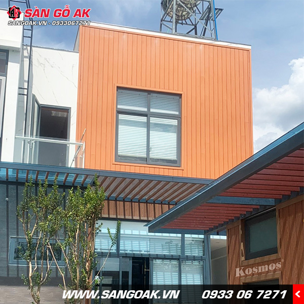 Gỗ nhựa ốp tường ngoài trời không chỉ đẹp mà còn bền bỉ với thời gian