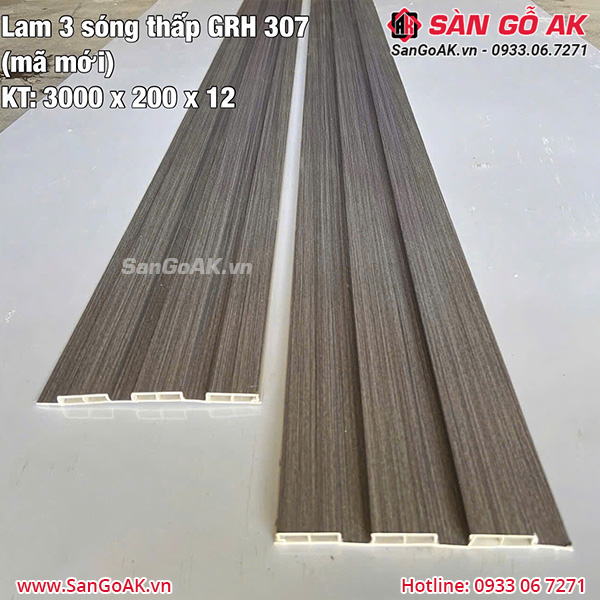 Tấm ốp lam 3 sóng GRH-307 màu xám