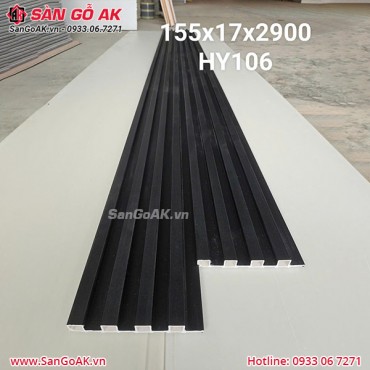 Tấm ốp lam 4 sóng cao giá rẻ HY106 màu đen