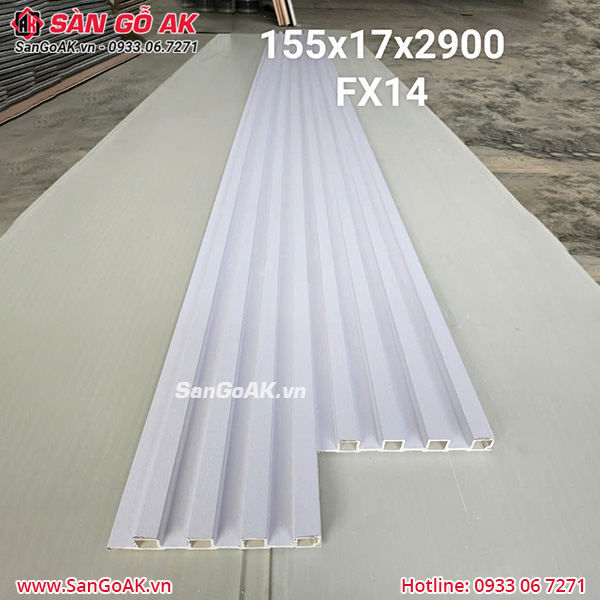 Tấm ốp lam 4 sóng cao FX14 màu trắng