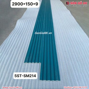 Tấm ốp nhựa lam 5 sóng thấp SM214 màu xanh dương