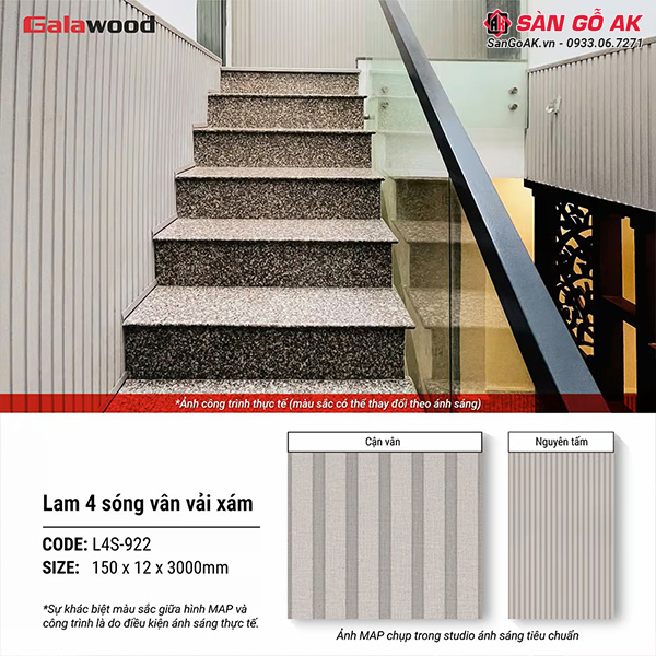 Sử dụng đúng cách sẽ giúp lam sóng Galawood L4S-922 luôn bền đẹp