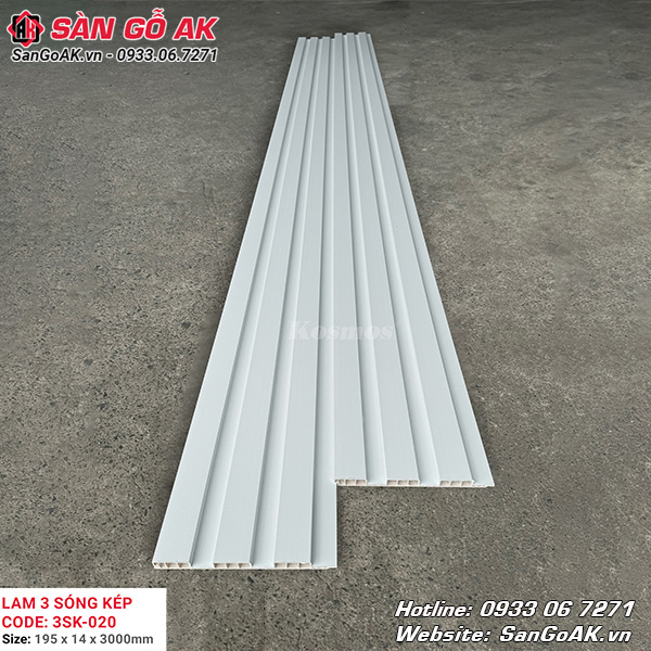  Lam sóng 3SK-020 có tính thẩm mỹ cao và độ bền lâu