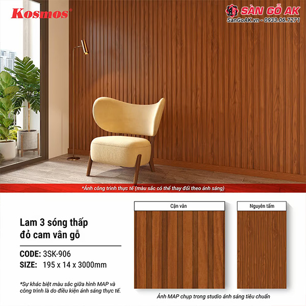 Màu đỏ cam là sự kết hợp của sự nồng ấm và sang trọng