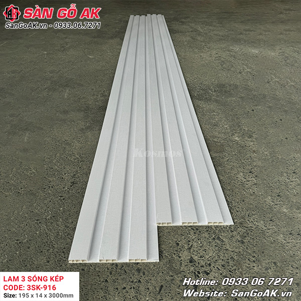 Thông số ấn tượng của lam 3 sóng Kosmos 3SK-916 vân giấy trắng