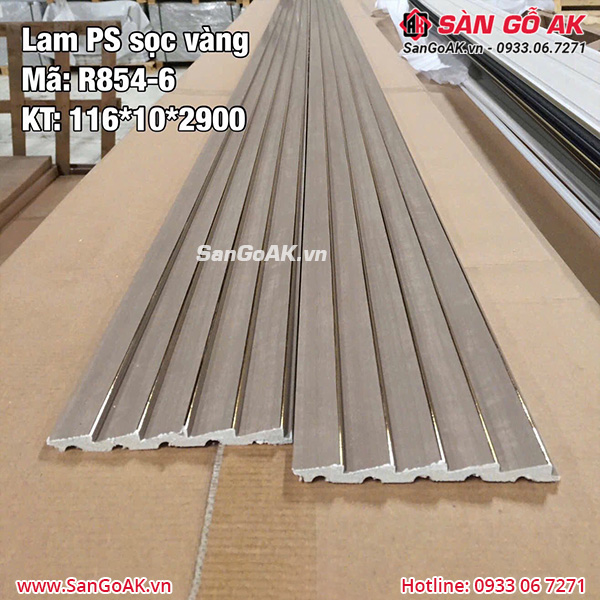 Thi công tấm ốp lam sóng PS trên bề mặt bằng phẳng, khô ráo