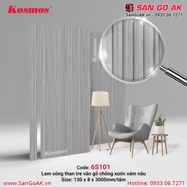 Lam sóng than tre Kosmos 6S101 vân gỗ xám nâu