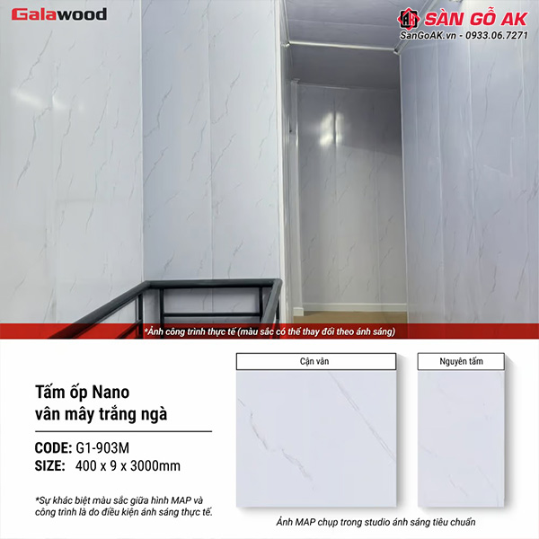 Trang trí nội thất sang trọng, đẳng cấp hơn với tấm ốp Nano G1-903M