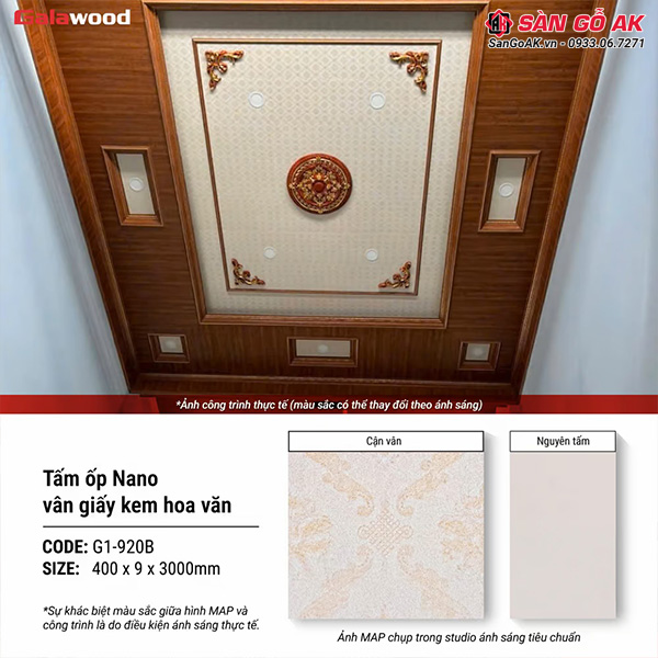 Trang trí nội thất sang trọng, đẳng cấp hơn với tấm ốp Nano G1-920B