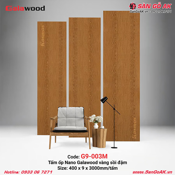 Tấm ốp G9-003M là vật liệu trang trí hiện đại với nhiều ưu điểm vượt trội