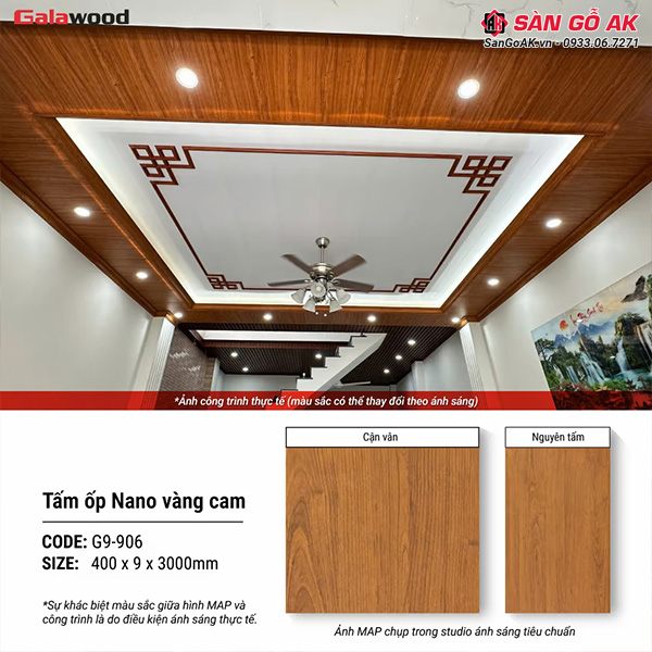 Trang trí nội thất sang trọng, đẳng cấp hơn với tấm ốp Nano G9-906